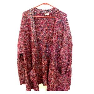 Merona oversized sweater jacket size XL